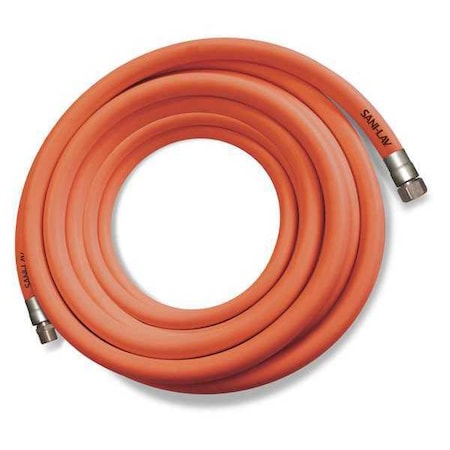 1-1/8 Washdown Hose 75 Ft, EPDM