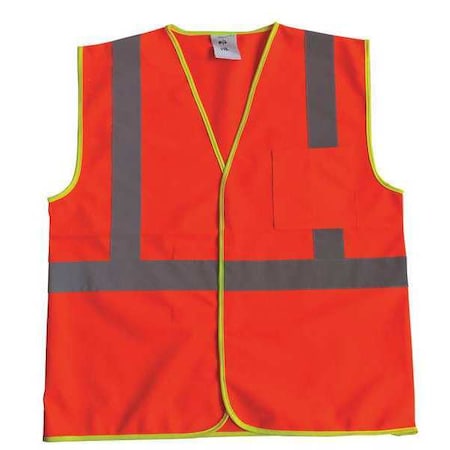 U-Block Vest, Class1 Orange/Red, L/XL