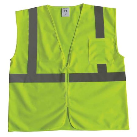 U-Block Vest, Class2 Yellow/Grn, S