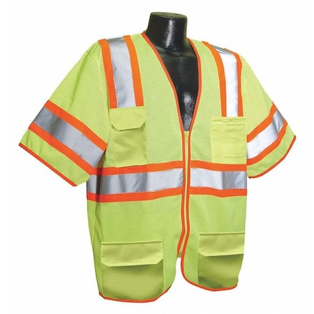 High Visibility Vest,Yellow/Green,3XL