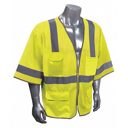 High Visibility Vest,Yellow/Green,S