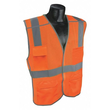 Breakaway Vest,Orange/Red,S/M