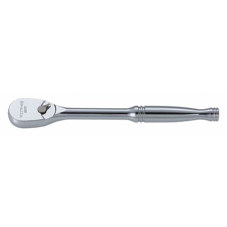 Hand Ratchet, 3/8 In Drive, Pear Head Style, Reversing, 8 3/8 In L, Chrome