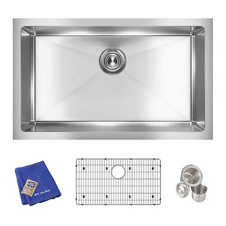 Sink, Undermount Mount, 0 Hole, Polished Satin Finish