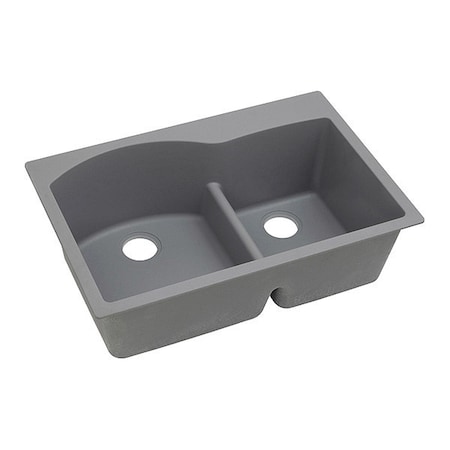 Sink,33x22x10,60/40,Top,Grystone