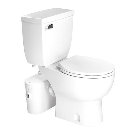 Toilet, 1.28 Gpf, Floor Mount, Round