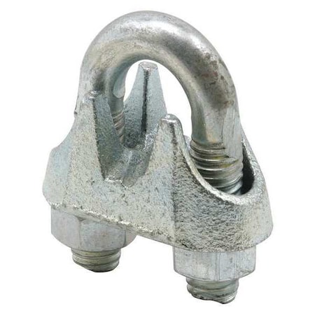 Cable Clamp,Steel,3/8 Clamping Dia.,PR1