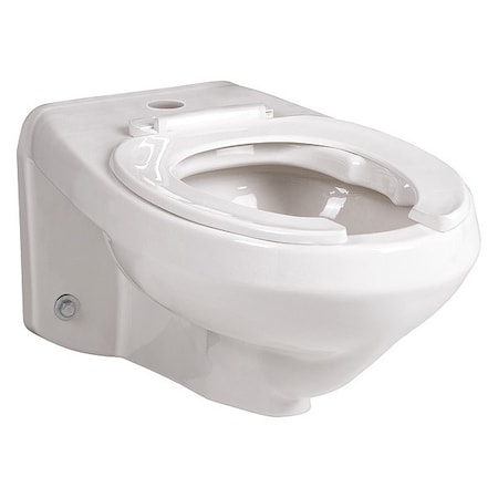 Toilet Bowl, 1.28 / 1.6 Gpf, Siphon Jet, Wall Mount, Elongated, White
