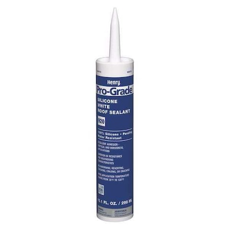 Roofing Sealant, 10.1 Oz, Cartridge, White