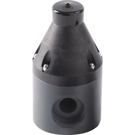 Relief Valve, 1/2, PVC/TFE/EPDM, Adjustable 10-150 Psi, FPT