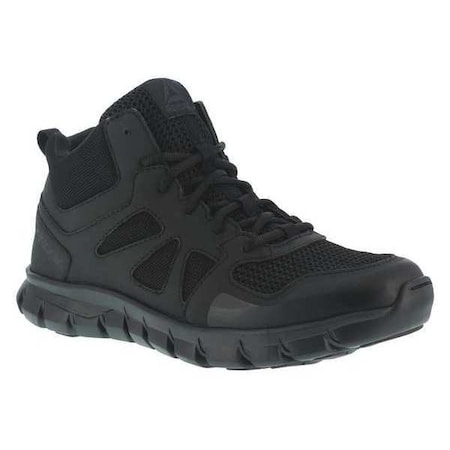 Boots,11-1/2,W,Black,Plain,PR