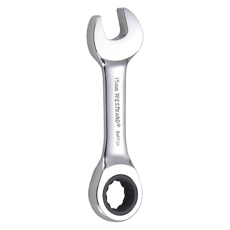 Wrench,Combination/Stubby,Metric,15mm