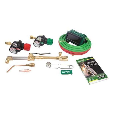 Cutting Outfit, Journeyman II EDGE 2.0 Series, Acetylene, Welds Up To 3 In
