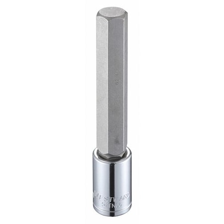 17 Mm Tip, Socket Bit, Metric 1/2 In Drive