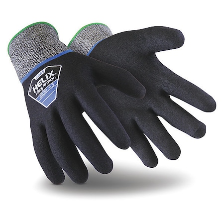 Cut Resistant Coated Gloves, A3 Cut Level, Nitrile, 2XS, 1 PR