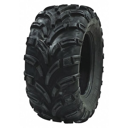ATV Tire,Rubber,Size 25X10-12,6 Ply