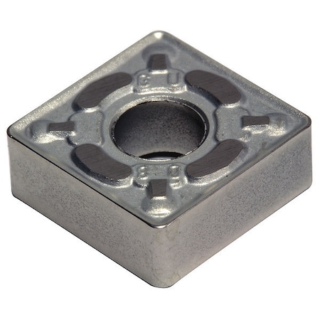Square Turning Insert, Square, 1/2 In, SNMG, 1/64 In, Carbide