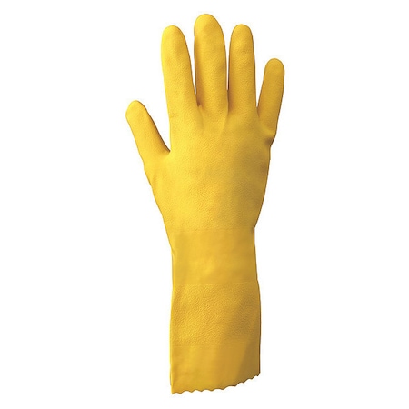 12 Chemical Resistant Gloves, Natural Rubber Latex, S, 1 PR