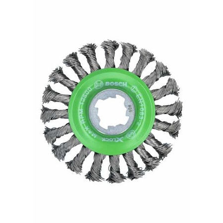 Wire Wheel Brush,4-1/2 Dia. Brush