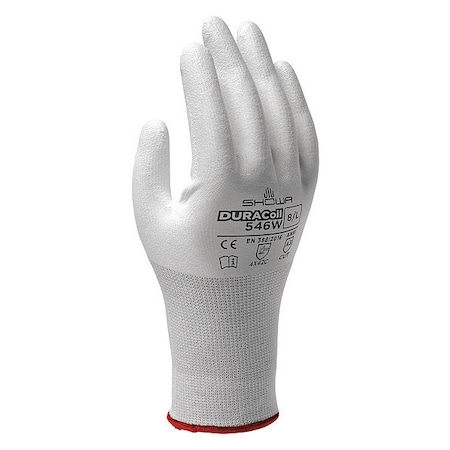 Cut Resistant Coated Gloves, A3 Cut Level, Polyurethane, S, 1 PR