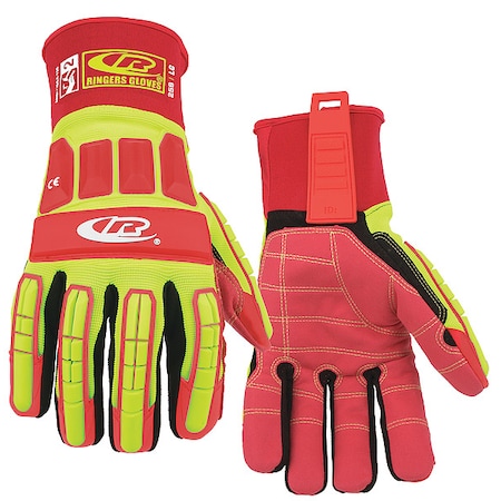 Impact Resistant Gloves,Yellow,3XL,PR