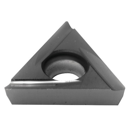 Triangle Turning Insert, Triangle, 1/4 In, TPGT, 0.0079 In, Carbide