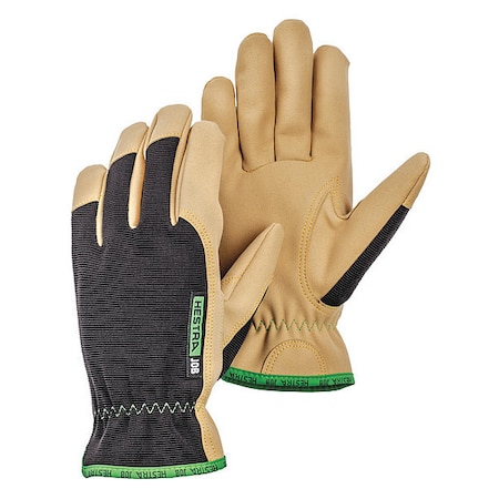 Mechanics Gloves, S, Black/Tan