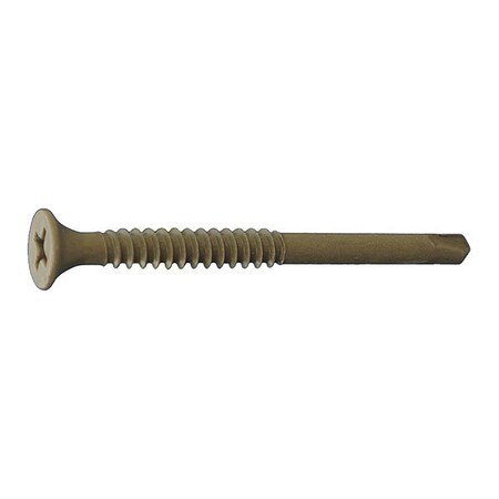 Self-Drilling Screw, #8 X 1-15/16 In, Dagger Guard Steel Flat Head Phillips Drive, 5000 PK