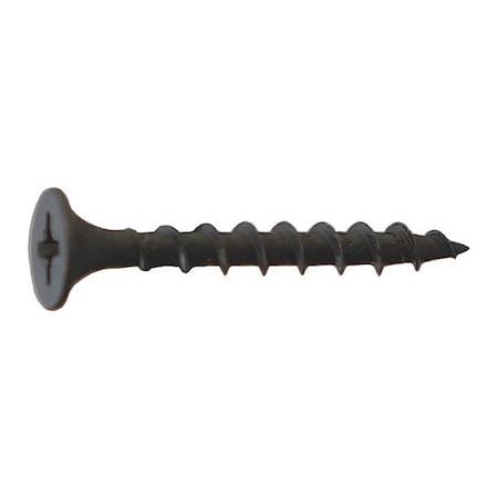 Drywall Screw, #10 X 5 In, Flat Head Phillips Drive, 1000 PK