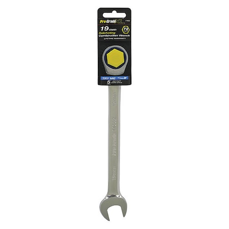 Ratcheting Combo Wrench,19mm