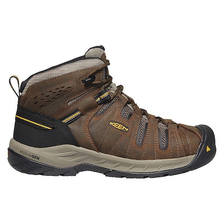 Size 8-1/2 Men's Hiker Boot Steel Work Boot, Cascade Brown/Golden Rod