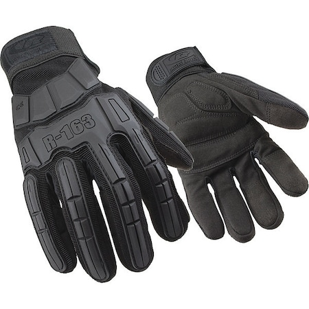 Impact Resistant Gloves,Black,3XL,PR