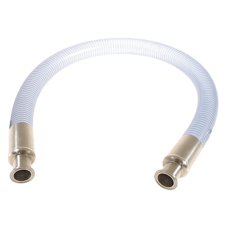 Food Grade Hose,2 ID X 36,Clear