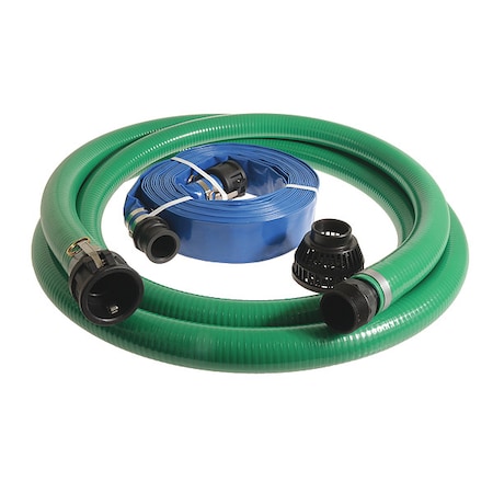 Water Hose,2 ID X 20 Ft., 50 Ft.,Green