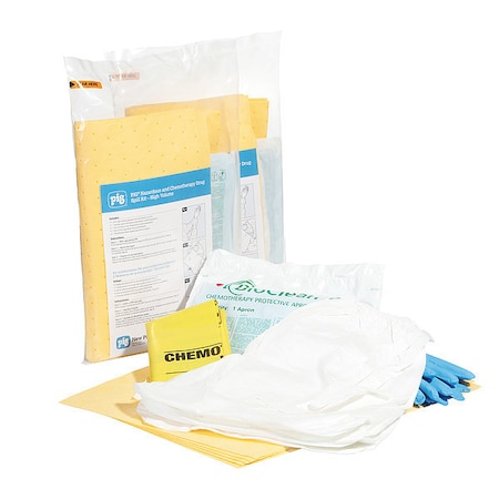 Spill Kit,0.05 Cu. Ft. Capacity,PK3