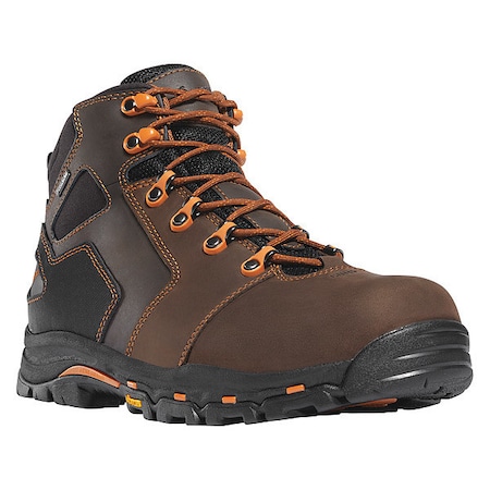 Hiker Boot,D,10 1/2,Brown,PR