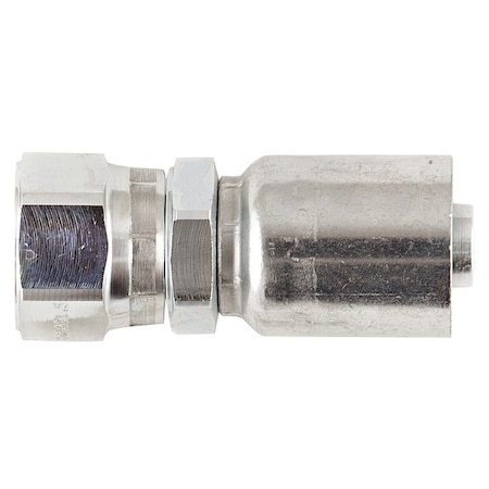 Crimp Fitting,3/4 I.D.,M30-1.5,F,Metric