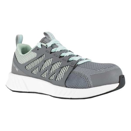 Size 9 Women's Athletic Shoe Composite Athletic Work Shoes, Gray