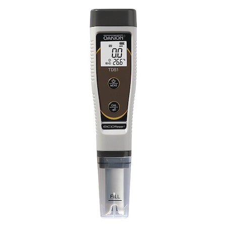 TDS Meter,32 To 122 Degrees,0 To 10 Ppt