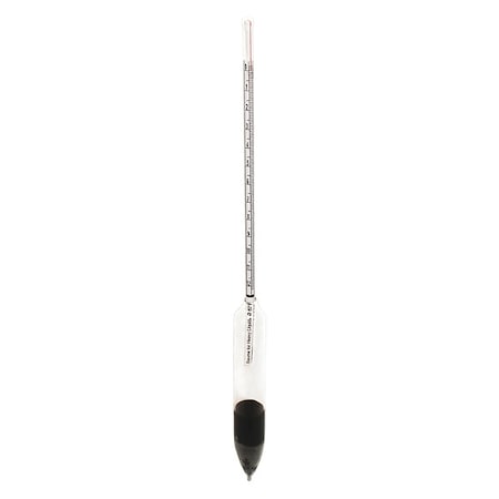 Hydrometer,Baume Scale,Glass,305mm L