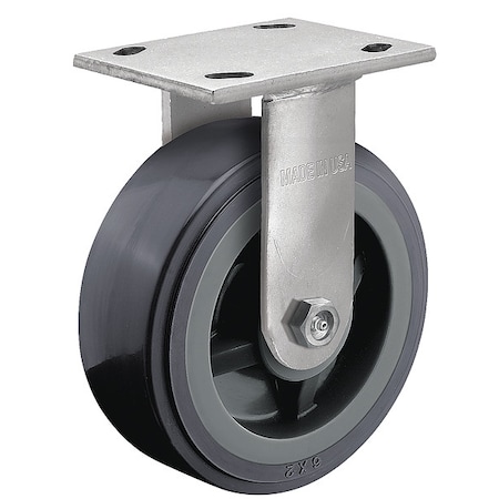 5 X 2 Non-Marking Polyurethane Rigid Caster, No Brake, Loads Up To 1000 Lb