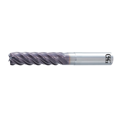 Cor Rad End Mill,1/2,Carb,0.0600 Rad