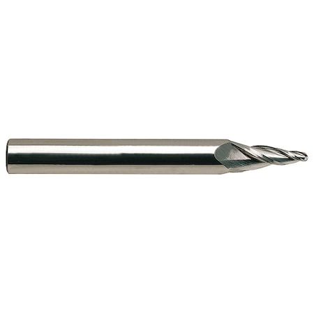 Tapered End Mill,Single End,1/2,Carbide