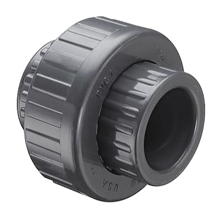 PVC Non-Threaded PVC Union, Socket X Socket, 2 In Pipe Size