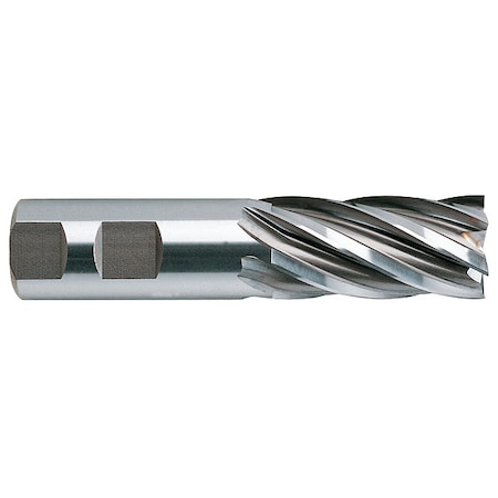 Square End Mill,Single End,1-1/2,HSS