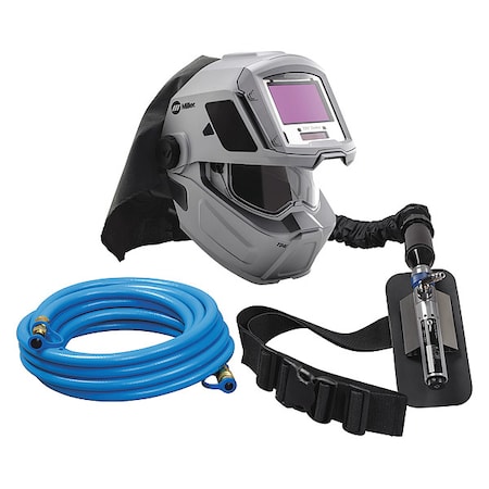 Half Mask Respirator, Universal, 61 Psi, Couplers: Hansen