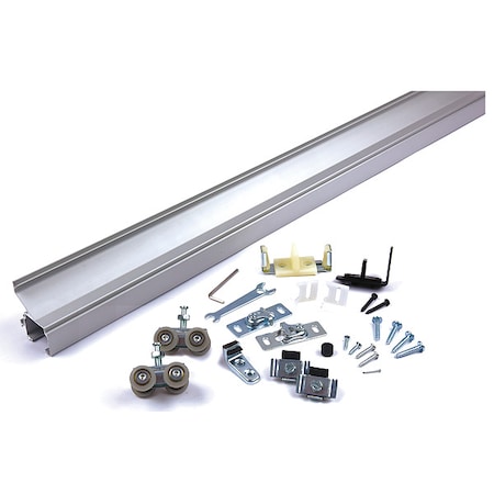 Track Kit,Sliding Door Type,Alum.,Silver