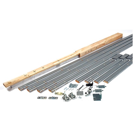 Track Kit,Sliding Door Type,Alum.,Silver