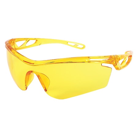 Safety Glasses, Traditional Amber Scratch-Resistant