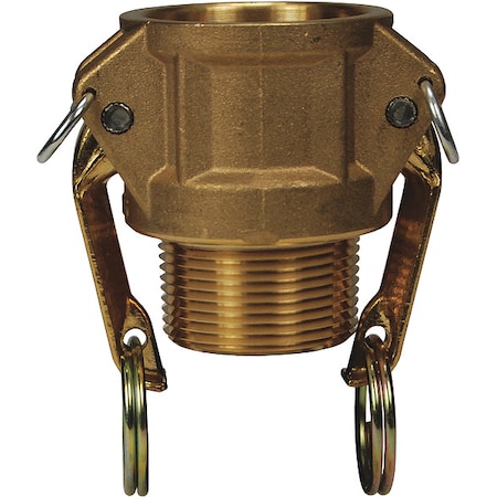 Cam And Groove Coupling,2-1/2,Brass